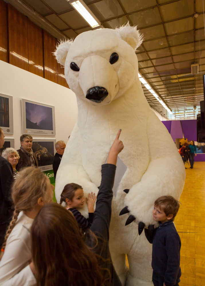 Young guests of the Festival were not indifferent to the Polar Bear