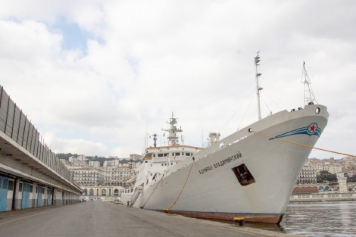 The oceanographic research ship «Admiral Vladimirsky»