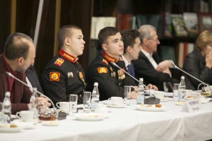 Cadets of Moscow Suvorov Military School