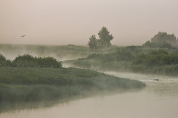 At the dawn. Photo by the winner of the photo contest «The most beautiful country» Sergey Ivanov