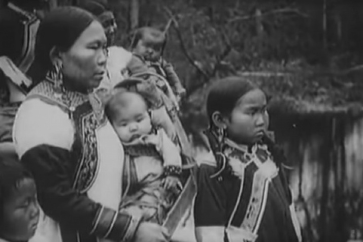From the film “Forest people" (1928)
