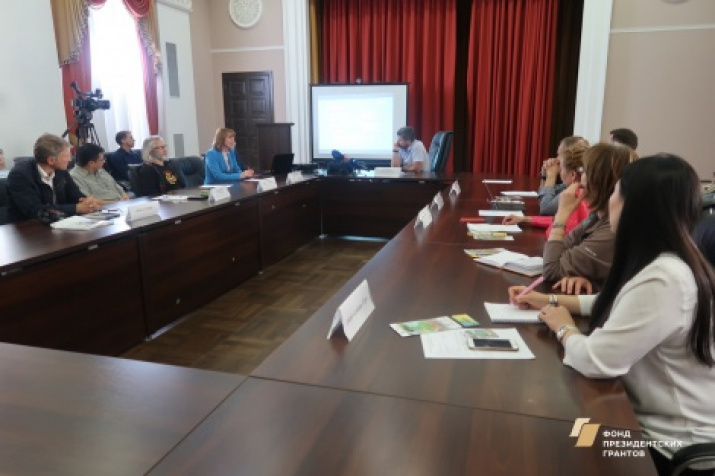 A round table meeting in Buryatia 