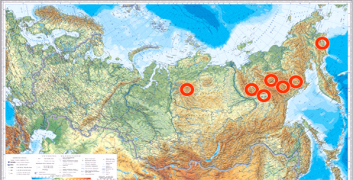 Районы исследования птиц в горах Северной Азии. Фото: пресс-служба геофака МГУ