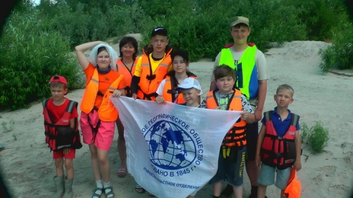 Юные участники водной экспедиции. Фото: Андрей Гаврилов.