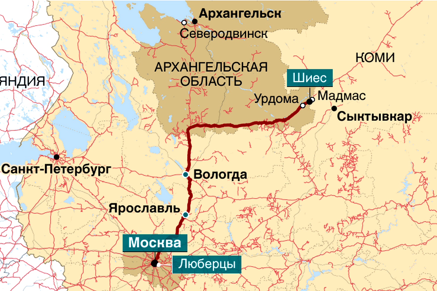 Сыктывкар санкт петербург карта