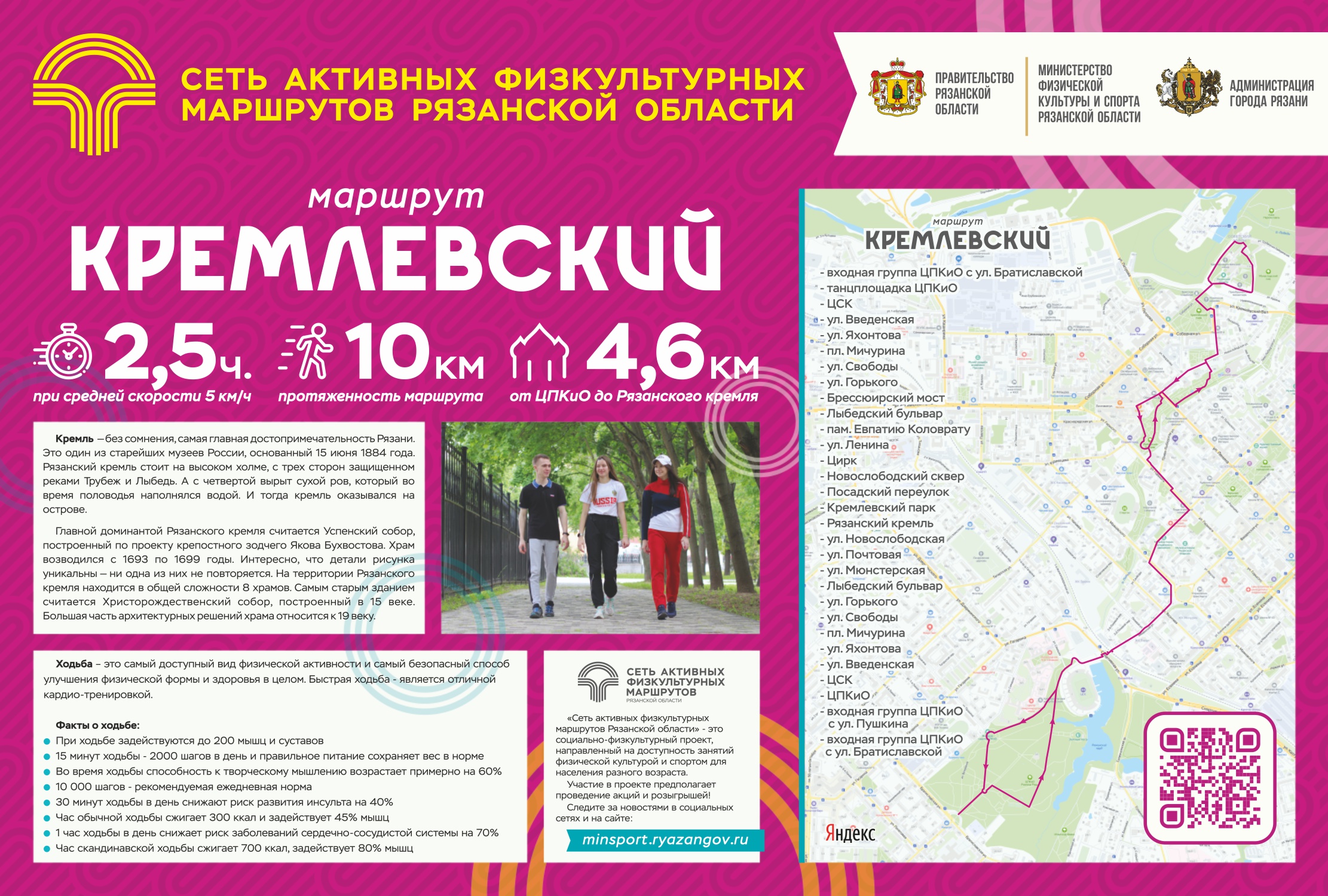 Маршрут кремлевский рязань схема