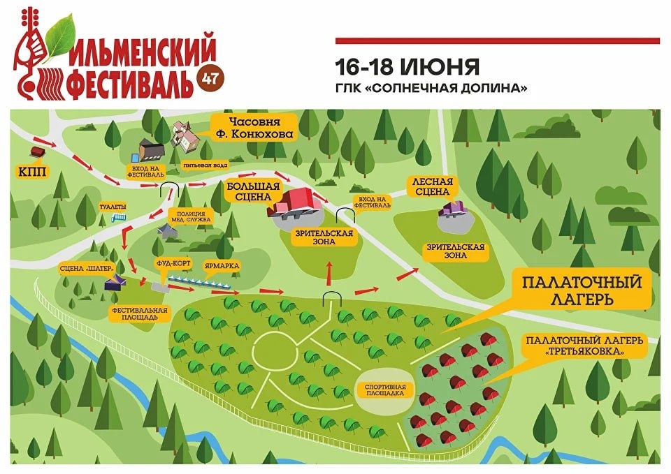 Карта владимирского лагеря