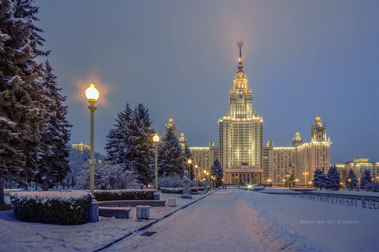 Где в москве красиво зимой для