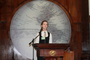 Анастасия Полина впервые выступает с научным докладом