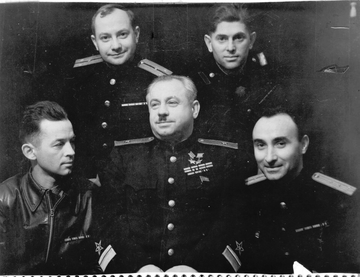 1945. With Ivan Papanin