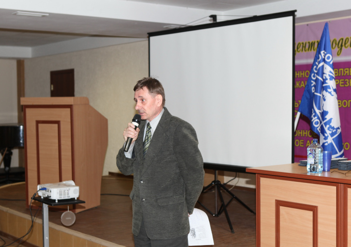 Заседание вел член Совета Саратовского отделения В.А. Гусев
