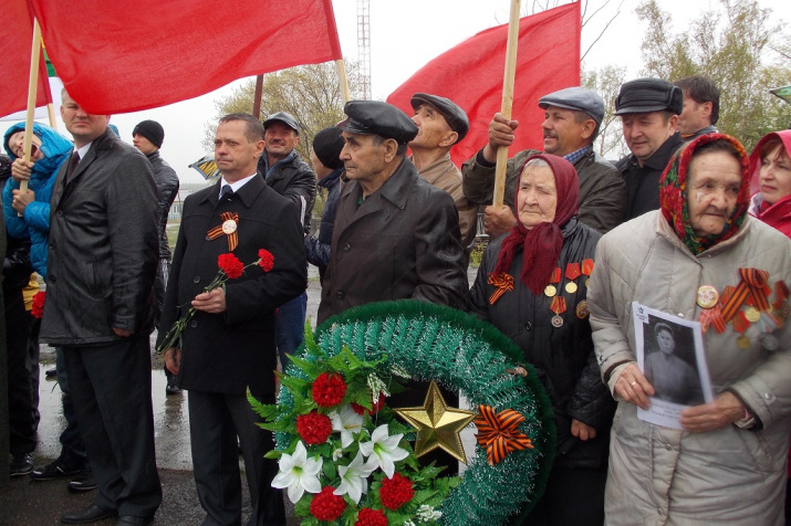 Встреча участников автопробега