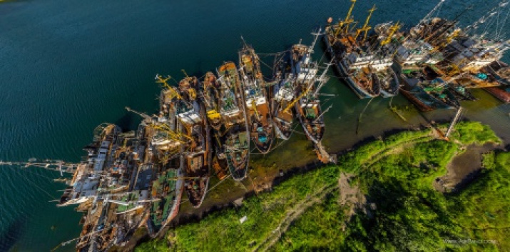 The Peter and Paul shipyard. Photo: Airpano.ru