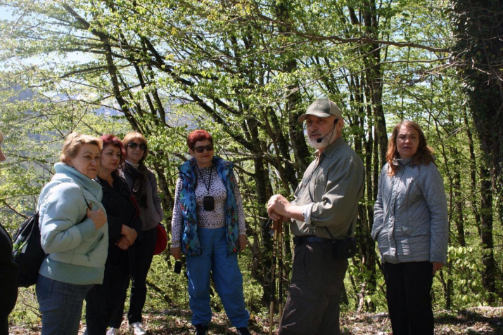 Специальная презентационная лекция для экскурсоводов Сочи. Фото предоставлено Краснодарским региональным отделением РГО