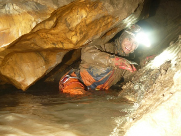 The speleologists in the Altai have to work in extreme conditions. Photo by Stanislav Kuptsov