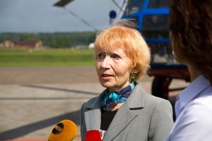 Авелина Максимовна Анциферова - дочь погибшего пилота С-47 \"Дуглас\" М.Тюрикова. Фото: Оксана Прокопова