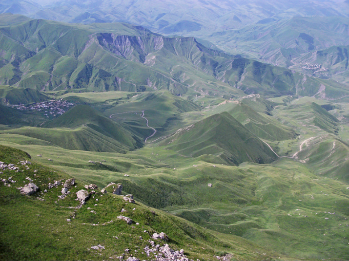 Горное село Цовкра. Фото предоставлено Дагестанским республиканским отделением РГО