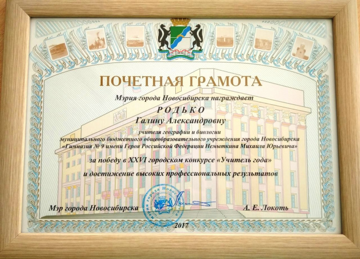 Диплом победителя конкурса