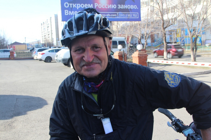 Красноярский путешественник Владимир Черников. Фото: В. Власов