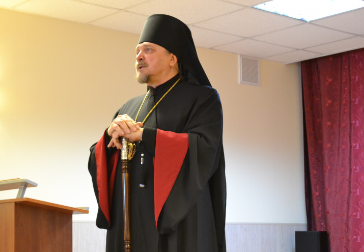 Владыка Митрофан (Баданин), епископ Североморский и Умбский, фото: Дмитрий Гладышев (МОО РГО)