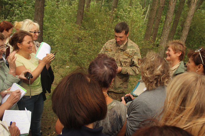 Полевые исследования. Фото: Национальный  парк "Куршская коса".