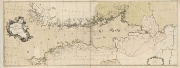 Map from the archive of the Russian Geographical Society