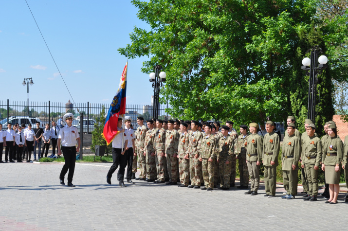 Плац-парад в Волго-Каспийском колледже Плац-парад в Волго-Каспийском колледже