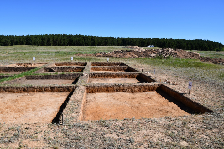 Раскопки на месте поселения древних кочевников