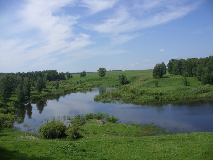 Среднее течение реки Утяк. Фото В.Карпов.