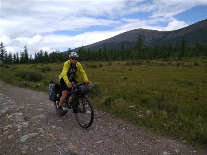 Красноярский велопутешественник Владимир Черников. Фото из архива путешественника