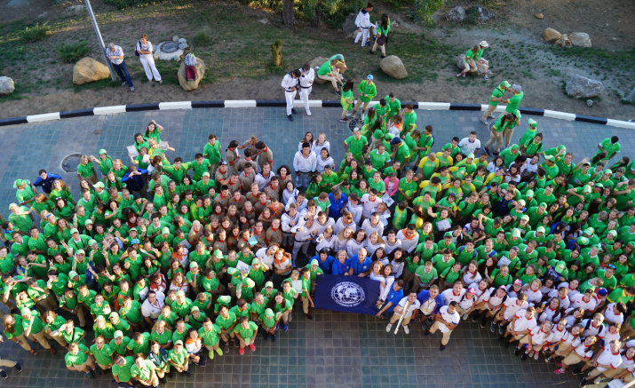 Участники смены в Артеке