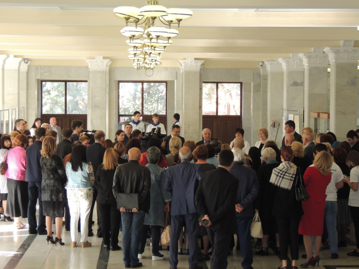 Открытие выставки "Золотой фонд РГО"