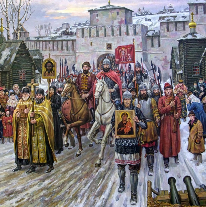 ополченцы из Нижнего Новгорода