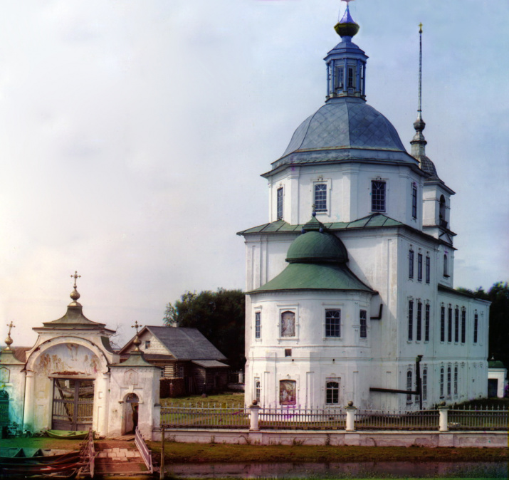 Церковь Крохино, 1909 год. Фото: С.М. Прокудин-Горский