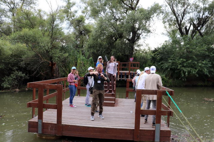 Пантонная переправа на экологической тропе Пантонная переправа на экологической тропе