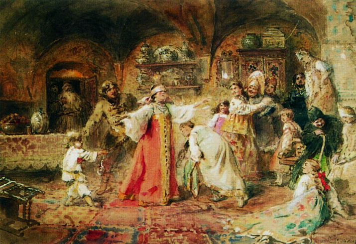 "Игра в жмурки", Константин Маковский, 1890-е. Источник: wikipedia.org "Игра в жмурки", Константин Маковский, 1890-е. Источник: wikipedia.org
