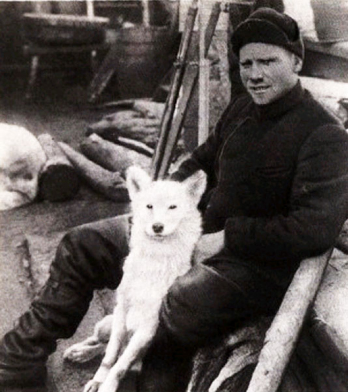 Георгий Седов на борту шхуны "Михаил Суворин" ("Св. Фока"). Фото: wikipedia.org