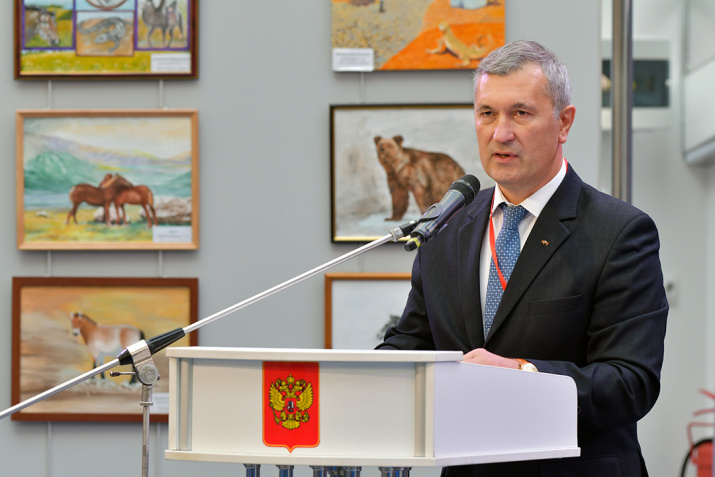 Выступление директора НП «Смоленское Поозерье» А. Кочергина. Фото: Геннадий Дубино Выступление директора НП «Смоленское Поозерье» А. Кочергина. Фото: Геннадий Дубино