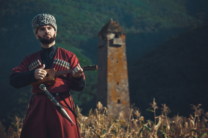 Портрет чеченца. Фото: Абдуллах Берсаев