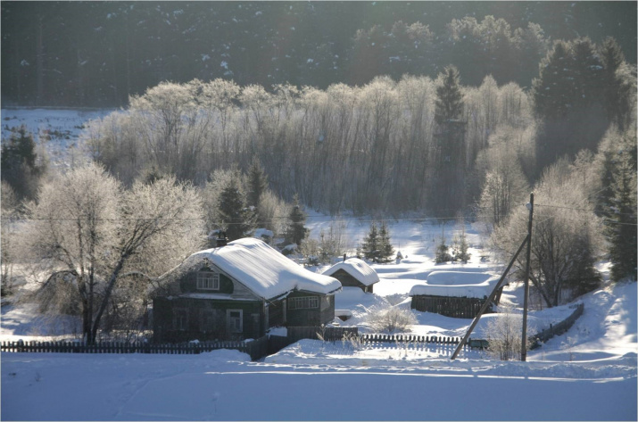 Тотемский зимний пейзаж (фото М.М. Морозовой)