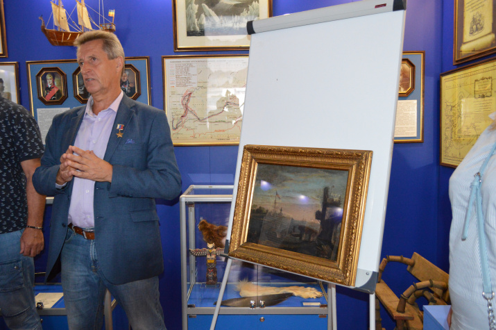 Михаил Малахов открывает "Выставку одной картины"