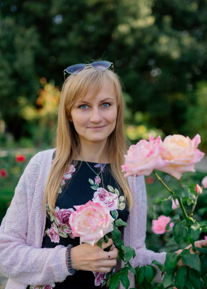 Ольга Чуманова в Никитском ботаническом саду. Крым (фото предоставлено участницей Слёта)