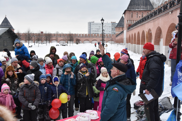 Объявление результатов соревнований. Фото Л.В.Золотаревой