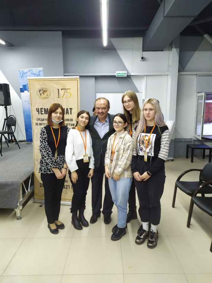 Команда Липецкой области на чемпионате для школьников по интеллектуальным играм