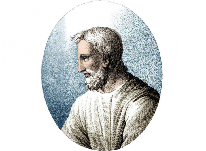 Врач-натуралист Педаний Диоскорид. Источник: https://fineartamerica.com/featured/ 2-pedanius-dioscorides-greek-physician-science-source.html