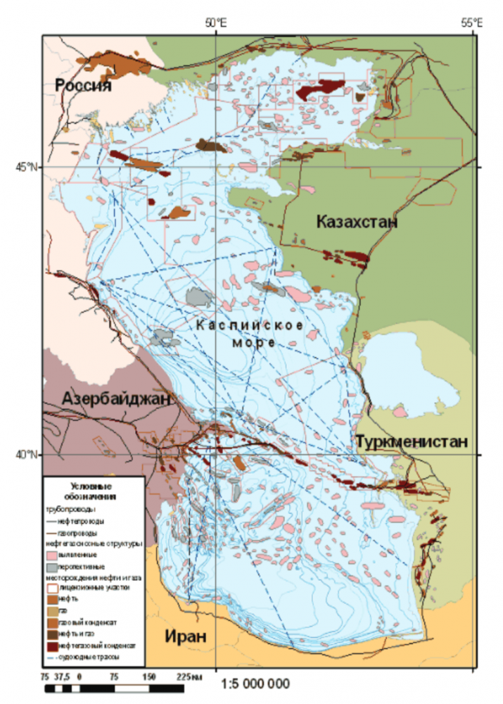 Добыча углеводородов на Каспии