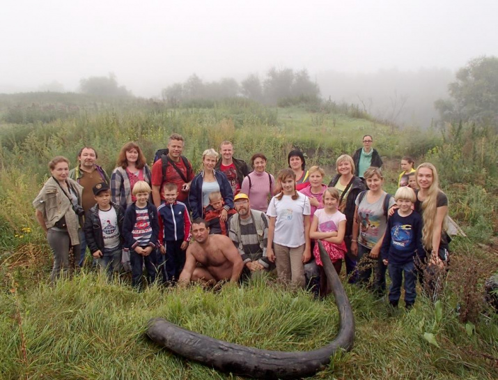 В палеонтологическом туре. Фото Павла Ситникова