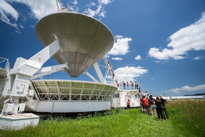 Центральная часть радиотелескопа РАТАН-600 (автор фото: Михаил Погомий).