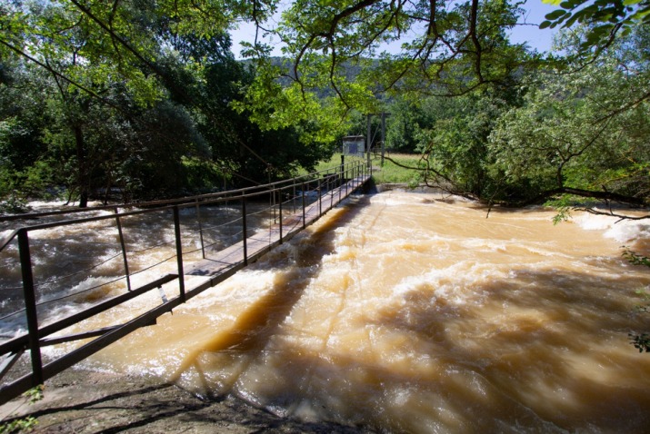 Паводок на р. Черная 19 июня – расход достигал 100 м3/сек