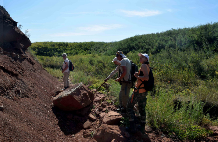 Московские и самарские палеонтологи в поисках древних обитателей Оренбуржья